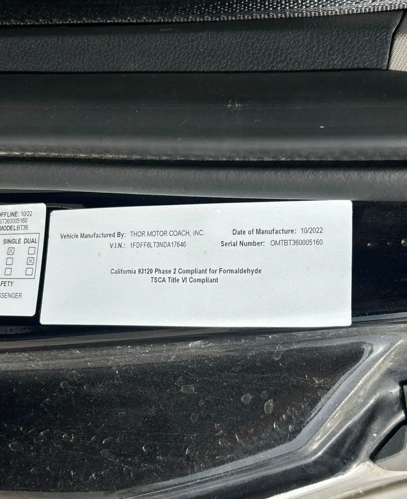 2022 Ford F600 XLT Omni Thor Motor Coach BT36 photo 137