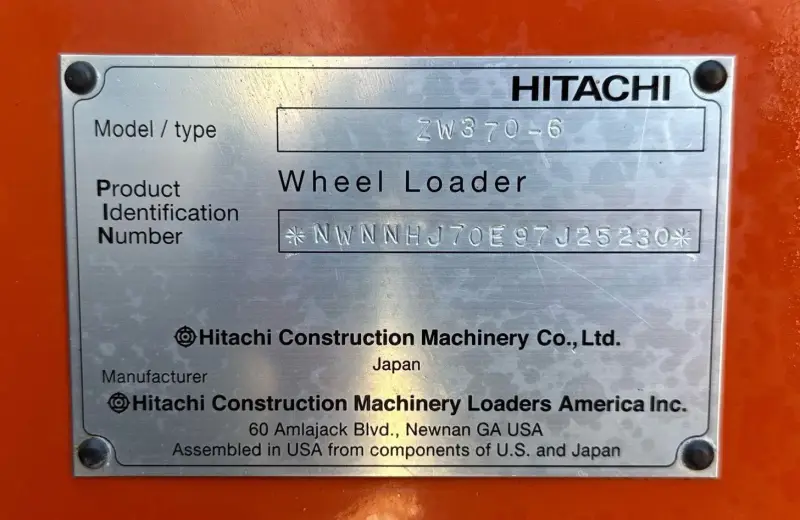 2020 Hitachi ZW370-6 photo 80
