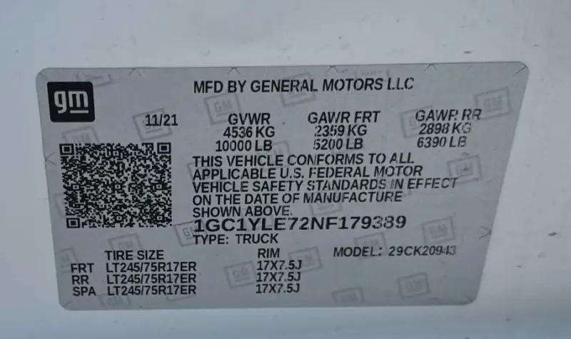 2022 Chevrolet Silverado 2500HD photo 54